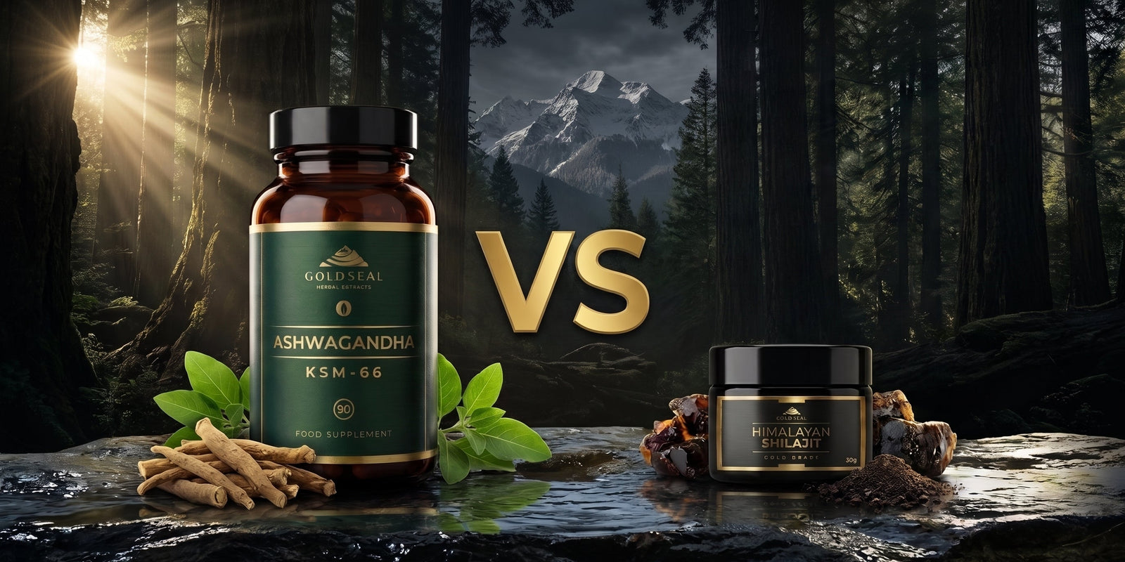 Shilajit vs Ashwagandha: Benefits, Differences & Which Is Better?