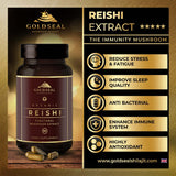 Reishi Mushrooms Capsules Gold Seal Shilajit|