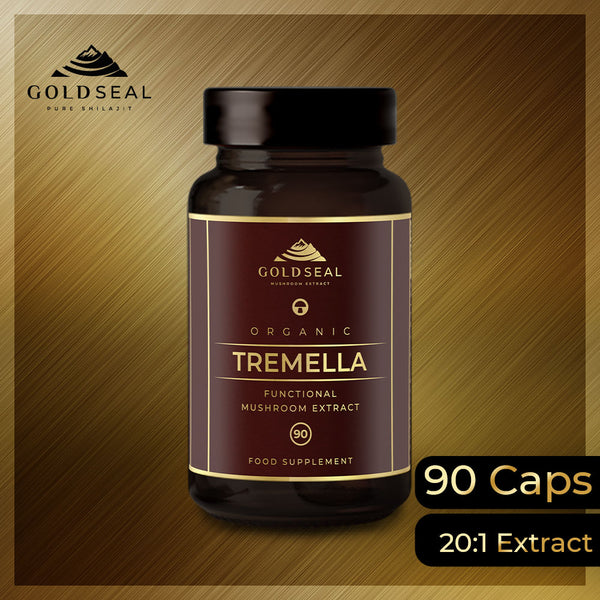 Reishi Mushrooms Capsules Gold Seal Shilajit|